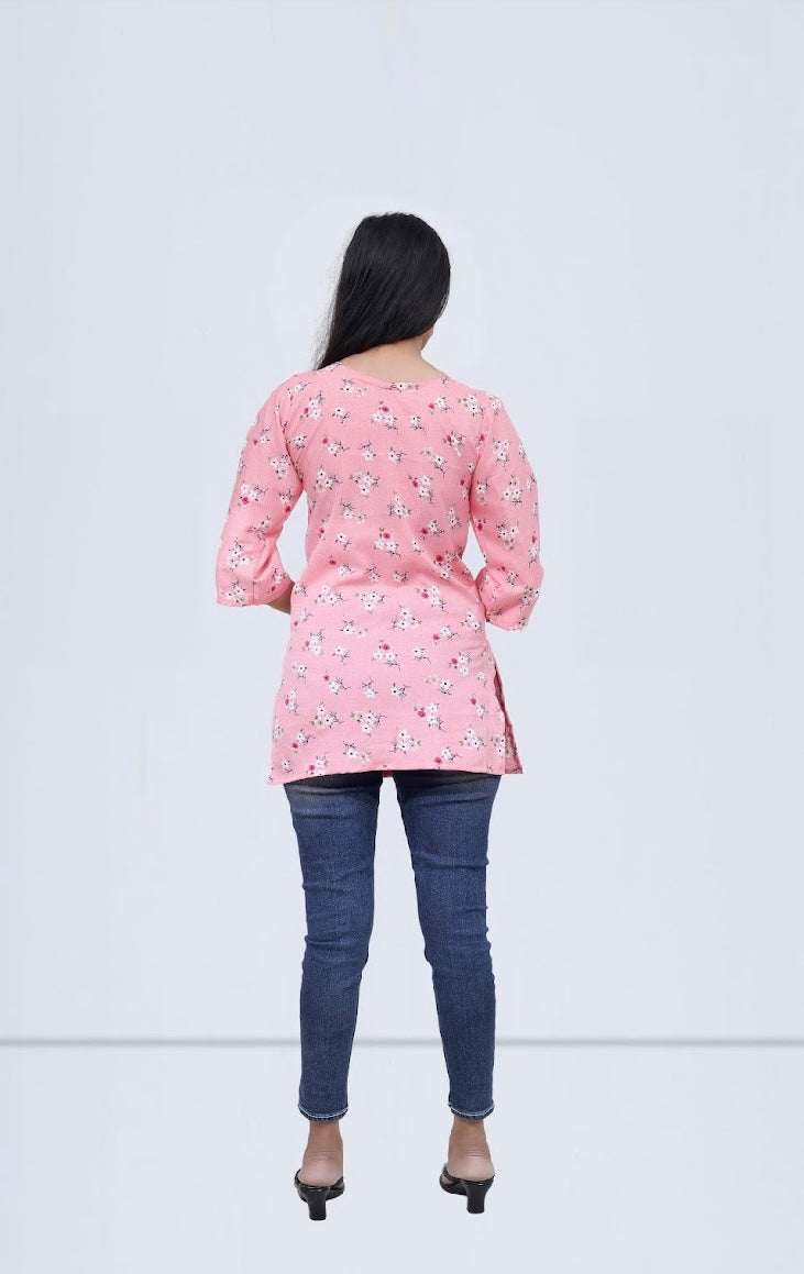 Women Printed Short Kurti