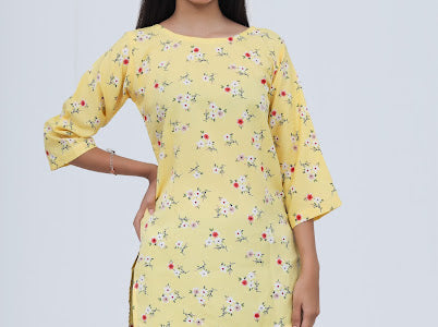 Women Printed Short Kurti