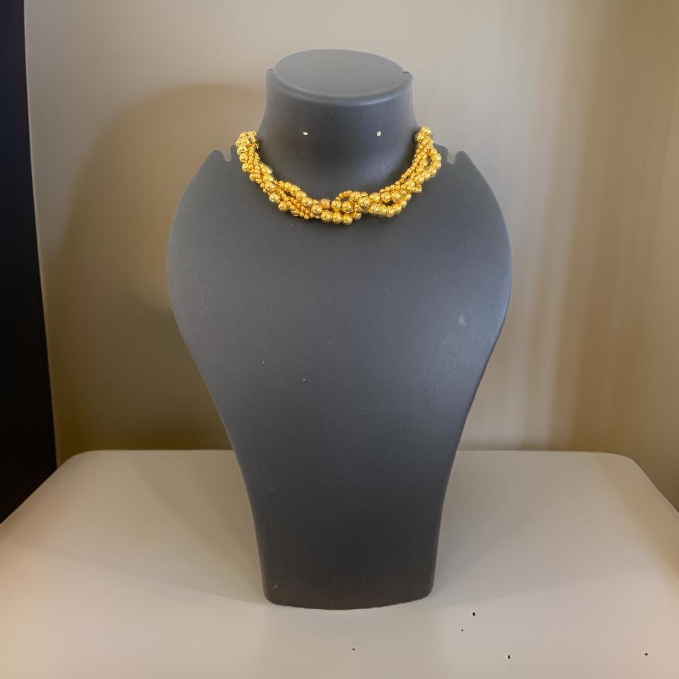 Golden Pearl Multi Design Necklace