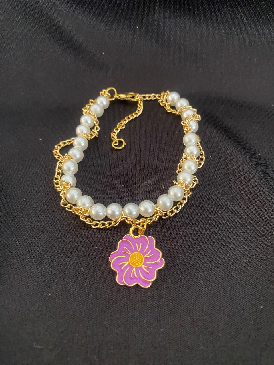 Pearl Bracelet With Charm