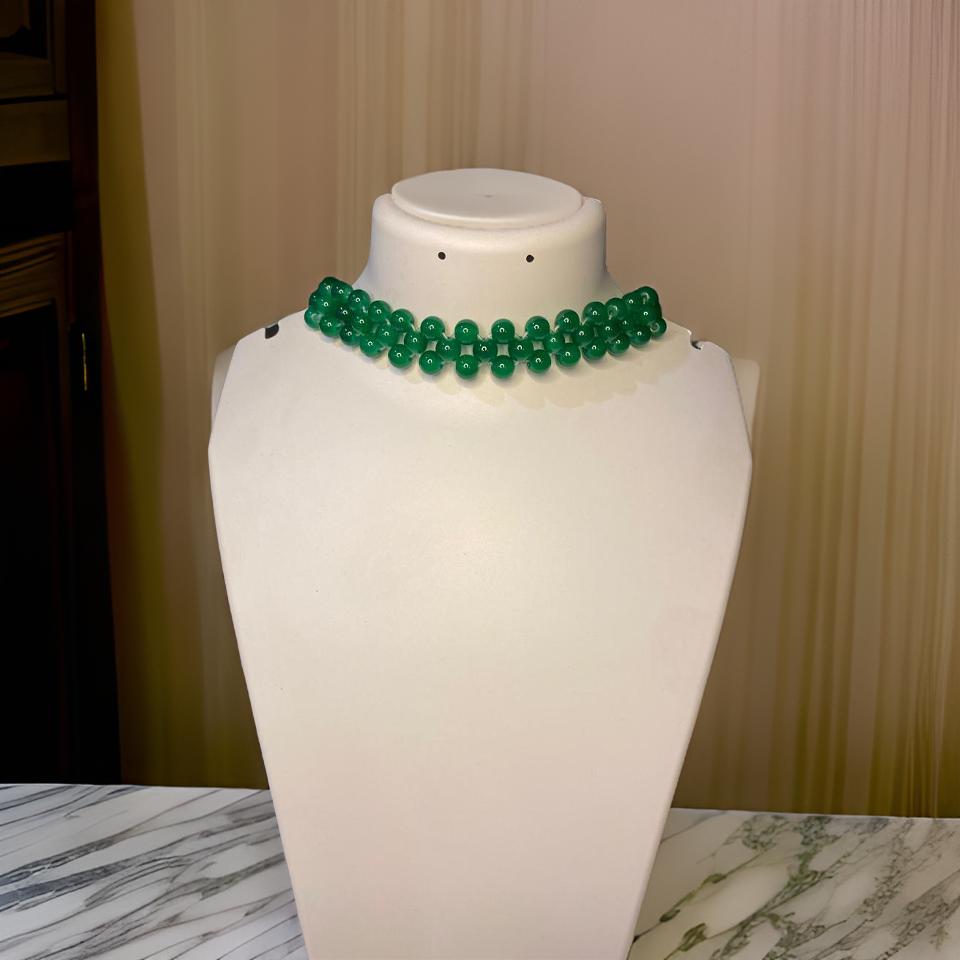 Pearl Beaded Handcrafted Traditional Choker Jewellery