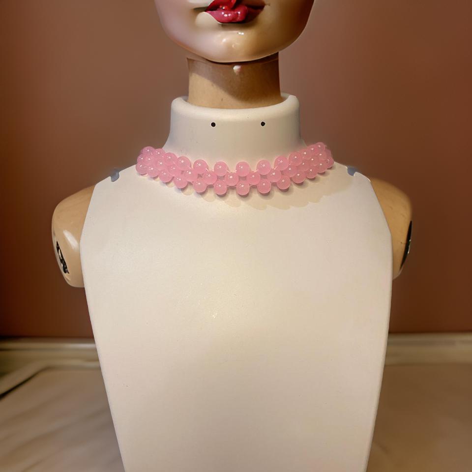 Pearl Beaded Handcrafted Traditional Choker Jewellery